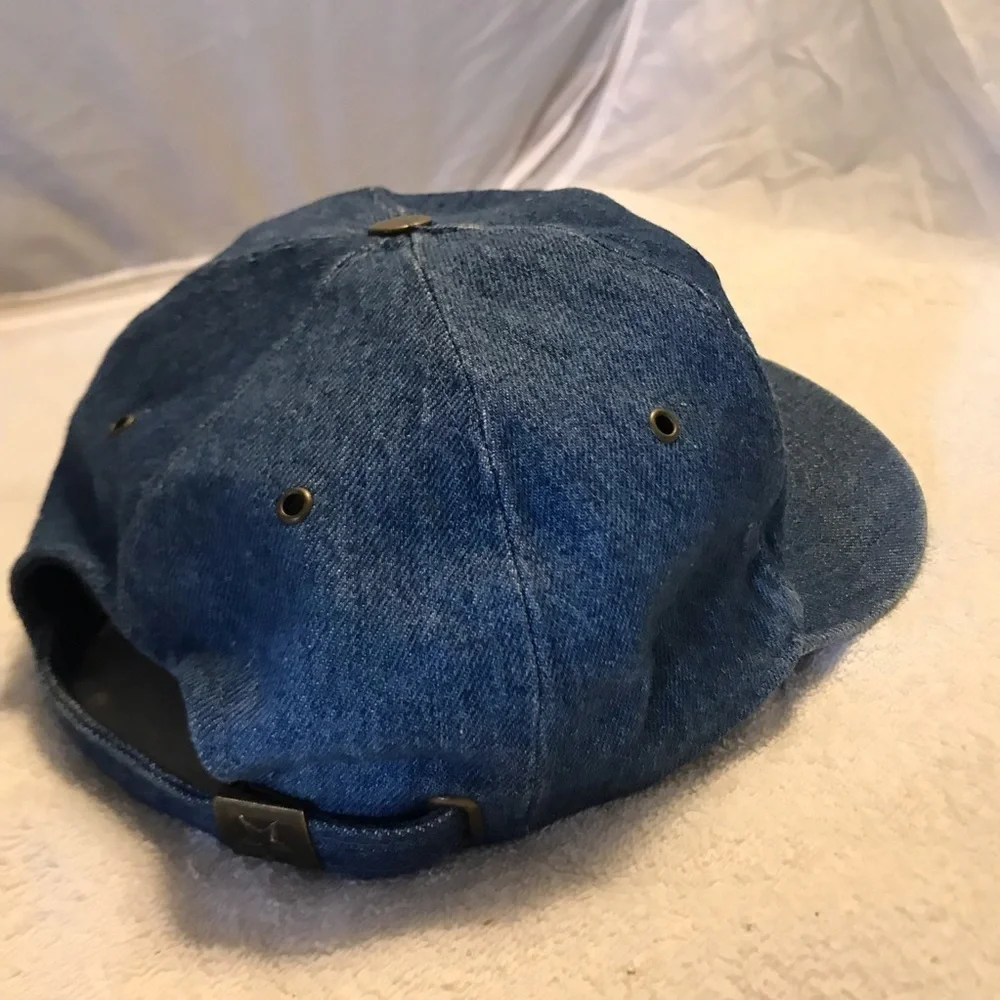Faded Glory Adjustable faux Blue Jean Ball Cap